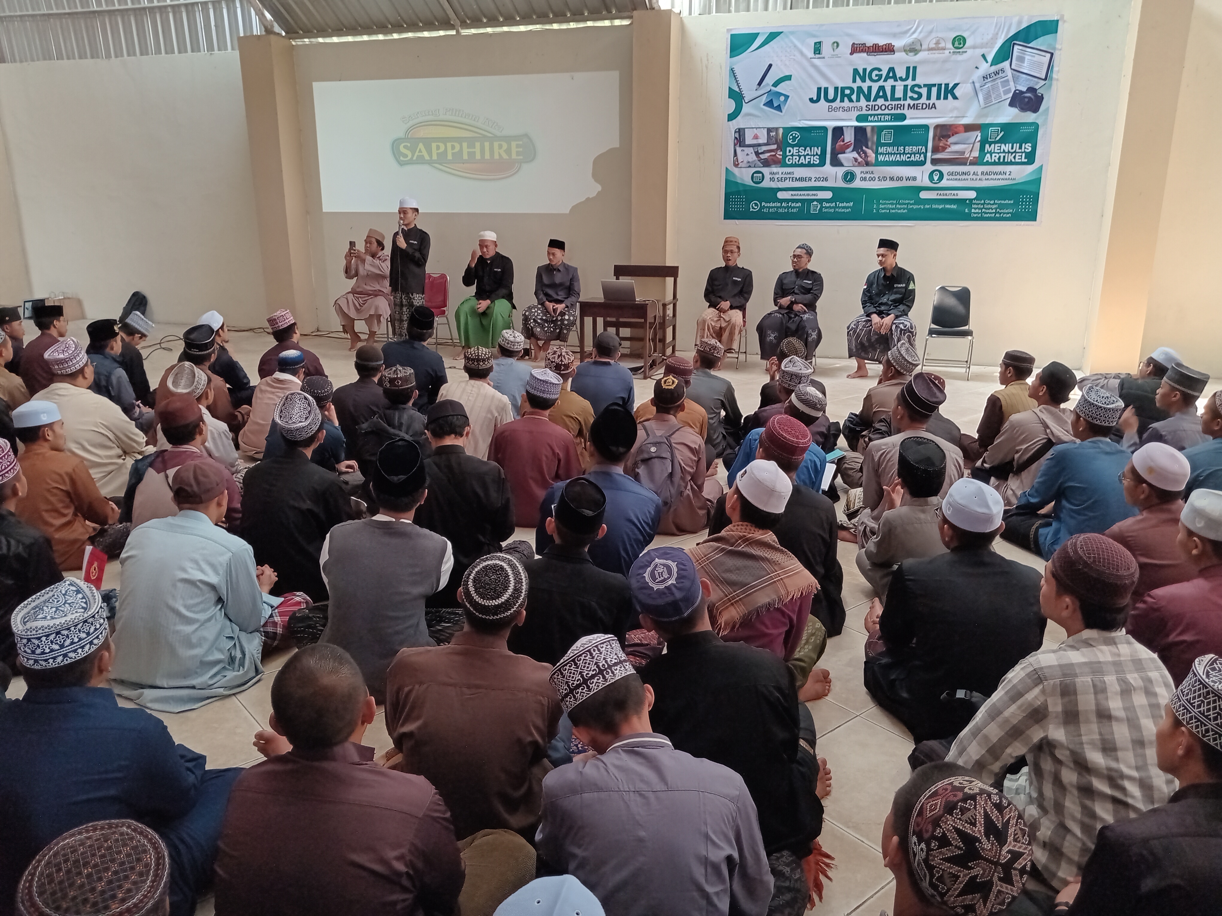 Kolaborasi Ngaji Jurnalistik antara Sidogiri Media dan Al-Fatah Temboro